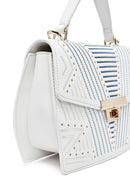 Kadın Krem Baskılı Uzun Askılı Kol Çantası | Derimod Kadın Krem Baskılı Uzun Askılı Kol Çantası | Derimod