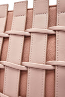 Women's Pink Long Strap Knitted Shoulder Bag | Derimod Women's Pink Long Strap Knitted Shoulder Bag | Derimod