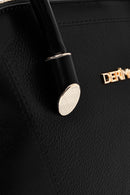 Kadın Siyah Uzun Askılı Klasik Kol Çantası | Derimod Kadın Siyah Uzun Askılı Klasik Kol Çantası | Derimod