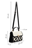 Kadın Bej Uzun Askılı Desenli Kol Çantası | Derimod Kadın Bej Uzun Askılı Desenli Kol Çantası | Derimod