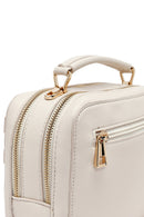 Kadın Bej Uzun Askılı Örgü Çapraz Çanta | Derimod Kadın Bej Uzun Askılı Örgü Çapraz Çanta | Derimod