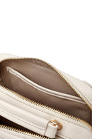 Kadın Bej Uzun Askılı Örgü Çapraz Çanta | Derimod Kadın Bej Uzun Askılı Örgü Çapraz Çanta | Derimod