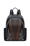 Kadın Siyah Baskılı Sırt Çantası | Derimod Kadın Siyah Baskılı Sırt Çantası | Derimod