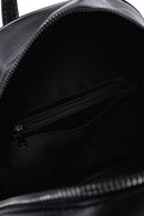 Kadın Siyah Baskılı Sırt Çantası | Derimod Kadın Siyah Baskılı Sırt Çantası | Derimod