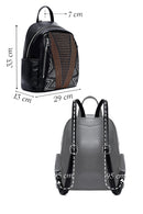 Kadın Siyah Baskılı Sırt Çantası | Derimod Kadın Siyah Baskılı Sırt Çantası | Derimod