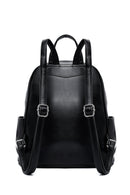 Kadın Siyah Baskılı Sırt Çantası | Derimod Kadın Siyah Baskılı Sırt Çantası | Derimod