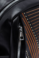 Kadın Siyah Baskılı Sırt Çantası | Derimod Kadın Siyah Baskılı Sırt Çantası | Derimod