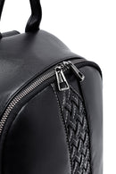 Kadın Siyah Desenli Sırt Çantası | Derimod Kadın Siyah Desenli Sırt Çantası | Derimod