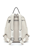 Women's Beige Patterned Backpack | Derimod Women's Beige Patterned Backpack | Derimod