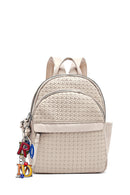 Kadın Bej Baskılı Sırt Çantası | Derimod Kadın Bej Baskılı Sırt Çantası | Derimod