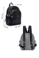 Kadın Siyah Baskılı Sırt Çantası | Derimod Kadın Siyah Baskılı Sırt Çantası | Derimod