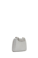 Kadın Gümüş Uzun Zincir Askılı Taşlı Abiye Mini Portföy Çanta | Derimod Kadın Gümüş Uzun Zincir Askılı Taşlı Abiye Mini Portföy Çanta | Derimod