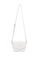 Women's White Long Strap Mini Shoulder Bag | Derimod Women's White Long Strap Mini Shoulder Bag | Derimod