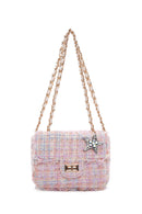 Women's Pink Long Strap Accessory Mini Shoulder Bag | Derimod Women's Pink Long Strap Accessory Mini Shoulder Bag | Derimod