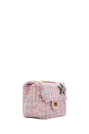 Women's Pink Long Strap Accessory Mini Shoulder Bag | Derimod Women's Pink Long Strap Accessory Mini Shoulder Bag | Derimod