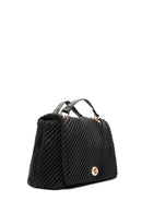 Kadın Siyah Uzun Askılı Baskılı Omuz Çantası | Derimod Kadın Siyah Uzun Askılı Baskılı Omuz Çantası | Derimod