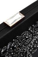 Kadın Siyah Uzun Zincir Askılı Taşlı Mini Abiye Kutu Çanta | Derimod Kadın Siyah Uzun Zincir Askılı Taşlı Mini Abiye Kutu Çanta | Derimod