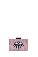 Kadın Pembe Uzun Zincir Askılı Mini Abiye Kutu Çanta | Derimod Kadın Pembe Uzun Zincir Askılı Mini Abiye Kutu Çanta | Derimod