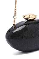 Women's Black Long Chain Strap Mini Evening Box Bag | Derimod Women's Black Long Chain Strap Mini Evening Box Bag | Derimod