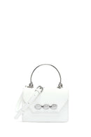 Kadın Beyaz Uzun Askılı Mini Klasik Kol Çantası | Derimod Kadın Beyaz Uzun Askılı Mini Klasik Kol Çantası | Derimod