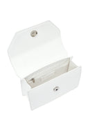 Kadın Beyaz Uzun Askılı Mini Klasik Kol Çantası | Derimod Kadın Beyaz Uzun Askılı Mini Klasik Kol Çantası | Derimod