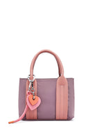 Kadın Pembe Uzun Askılı Aksesuarlı Kumaş Kol Çantası | Derimod Kadın Pembe Uzun Askılı Aksesuarlı Kumaş Kol Çantası | Derimod