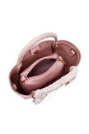 Kadın Pembe Uzun Askılı Aksesuarlı Kol Çantası | Derimod Kadın Pembe Uzun Askılı Aksesuarlı Kol Çantası | Derimod