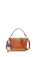 Women's Brown Long Straw Crossbody Bag | Derimod Women's Brown Long Straw Crossbody Bag | Derimod