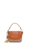Women's Brown Long Straw Crossbody Bag | Derimod Women's Brown Long Straw Crossbody Bag | Derimod