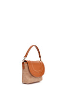 Women's Brown Long Straw Crossbody Bag | Derimod Women's Brown Long Straw Crossbody Bag | Derimod