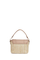 Kadın Pembe Uzun Askılı Hasır Çapraz Çanta | Derimod Kadın Pembe Uzun Askılı Hasır Çapraz Çanta | Derimod