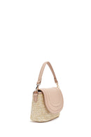 Kadın Pembe Uzun Askılı Hasır Çapraz Çanta | Derimod Kadın Pembe Uzun Askılı Hasır Çapraz Çanta | Derimod