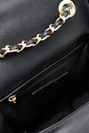 Women's Black Long Strap Mini Classic Crossbody Bag | Derimod Women's Black Long Strap Mini Classic Crossbody Bag | Derimod