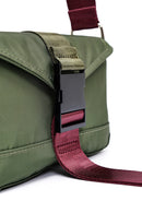 Women's Green Long Strap Mini Fabric Crossbody Bag | Derimod Women's Green Long Strap Mini Fabric Crossbody Bag | Derimod