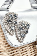 Kadın Gümüş Aksesuarlı Uzun Askılı Hasır Çapraz Çanta | Derimod Kadın Gümüş Aksesuarlı Uzun Askılı Hasır Çapraz Çanta | Derimod