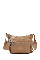 Kadın Bej Kumaş Çapraz Çanta | Derimod Kadın Bej Kumaş Çapraz Çanta | Derimod