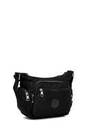 Kadın Siyah Kumaş Çapraz Çanta | Derimod Kadın Siyah Kumaş Çapraz Çanta | Derimod