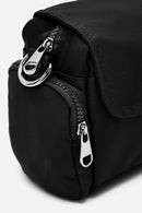 Kadın Siyah Kumaş Çapraz Çanta | Derimod Kadın Siyah Kumaş Çapraz Çanta | Derimod