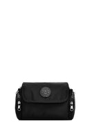 Kadın Siyah Kumaş Çapraz Çanta | Derimod Kadın Siyah Kumaş Çapraz Çanta | Derimod