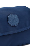 Women's Navy Blue Fabric Crossbody Bag | Derimod Women's Navy Blue Fabric Crossbody Bag | Derimod
