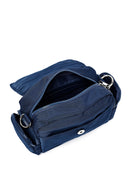 Kadın Lacivert Kumaş Çapraz Çanta | Derimod Kadın Lacivert Kumaş Çapraz Çanta | Derimod