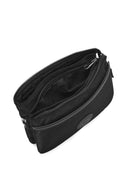 Women's Black Fabric Crossbody Bag | Derimod Women's Black Fabric Crossbody Bag | Derimod