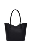 Women's Black Accessory Detailed Shoulder Bag | Derimod Women's Black Accessory Detailed Shoulder Bag | Derimod