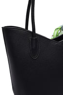 Women's Black Accessory Detailed Shoulder Bag | Derimod Women's Black Accessory Detailed Shoulder Bag | Derimod