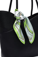 Women's Black Accessory Detailed Shoulder Bag | Derimod Women's Black Accessory Detailed Shoulder Bag | Derimod