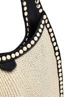 Kadın Bej Hasır Omuz Çantası | Derimod Kadın Bej Hasır Omuz Çantası | Derimod