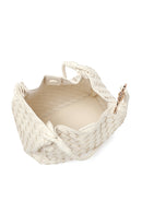 Kadın Krem Örgülü Omuz Çantası | Derimod Kadın Krem Örgülü Omuz Çantası | Derimod