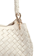 Kadın Krem Örgülü Omuz Çantası | Derimod Kadın Krem Örgülü Omuz Çantası | Derimod