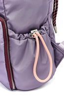 Women's Lilac Fabric Backpack | Derimod Women's Lilac Fabric Backpack | Derimod
