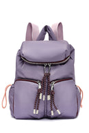 Women's Lilac Fabric Backpack | Derimod Women's Lilac Fabric Backpack | Derimod